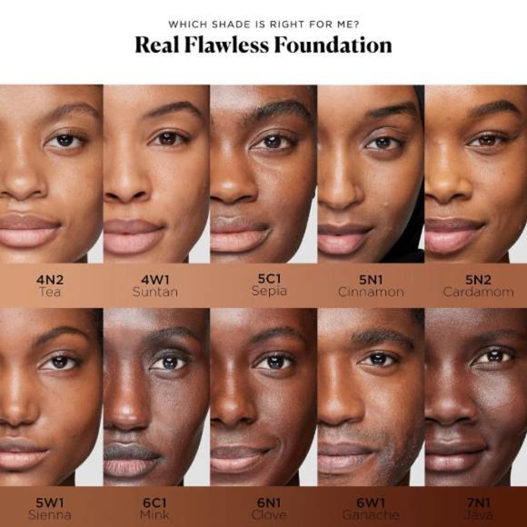 Laura Mercier Real Flawless Weightless Perfecting Foundation in 5C1 Sepia - Picture 2 of 6